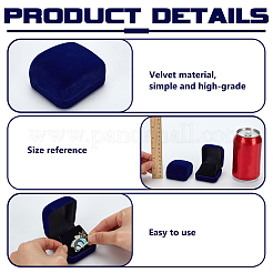 Velvet Badge Package Boxes&nbsp;CON-WH0086-171A