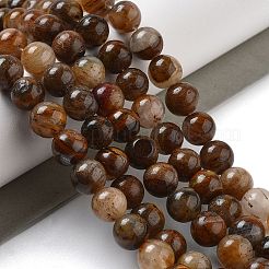 Natural Yellow Tiger Eye Beads Strands&nbsp;G-H238-8mm