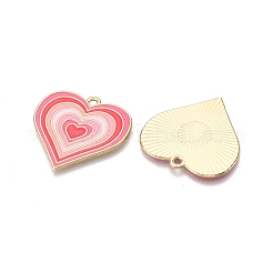 Rack Plating Alloy Enamel Pendants&nbsp;ENAM-N056-431A