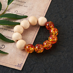 Resin Imitation Amber Beads&nbsp;CRES-TA0001-17