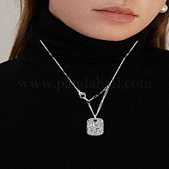 DIY 304 Stainless Steel Paperclip Chains Bracelet & Necklaces Making Kits&nbsp;DIY-LP0004-61