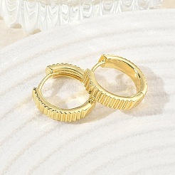 Brass Hoop Earrings&nbsp;KK-CBA30C7-17G