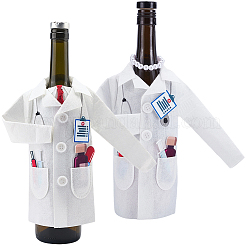2Sets 2 Styles Felt Wine Bottle Cover Bag Decoration & Findings&nbsp;AJEW-CP0011-83