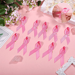Awareness Ribbon Nylon Brooch&nbsp;JEWB-WH0056-008A