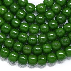 Natural Malaysia Jade Beads Strands&nbsp;G-B165-F01-10x10mm