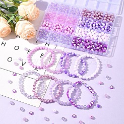 Puple Color Theme DIY Jewerly Making Kit&nbsp;DIY-FS0008-79