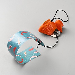 Goldfish Iron Wind Chime&nbsp;HJEW-WH0071-27B-01