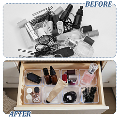 Plastic Drawer Divider Storage Box&nbsp;AJEW-WH0752-561