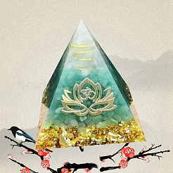 Natural Green Aventurine Orgonite Pyramids&nbsp;PW-WG91989-01