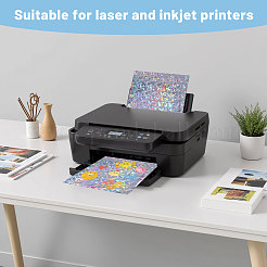 Laser Paper Stickers&nbsp;DIY-WH0899-411