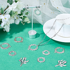 30Pcs 3 Styles Tibetan Style Alloy Pendants&nbsp;FIND-SC0021-68