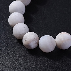 Natural Agate Beads Stretch Bracelets&nbsp;BJEW-JB04173-15