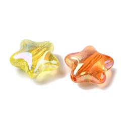 UV Plating Transparent Acrylic Beads&nbsp;OACR-H123-21