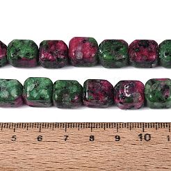 Natural Ruby in Zoisite Beads Strands&nbsp;G-Q608-10J