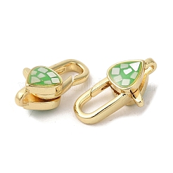 Brass Enamel Lobster Claw Clasps&nbsp;KK-K385-013G