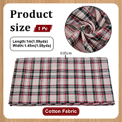 1M Tartan Pattern Cotton Fabric&nbsp;DIY-PH0034-21A
