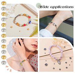 120Pcs 2 Colors Brass Spacer Beads&nbsp;KK-DC0003-61