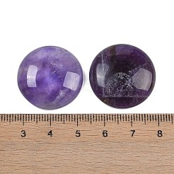 Natural Amethyst Cabochons&nbsp;G-H1596-FR-25mm-11