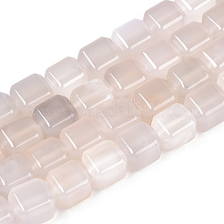 Natural White Agate Beads Strands&nbsp;G-N353-03A-04