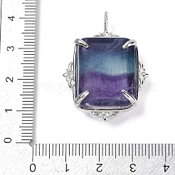 Natural Colorful Fluorite Pendants&nbsp;G-I381-01P-02
