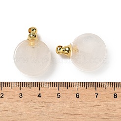 Natural Mixed Gemstone Perfume Bottle Pendants&nbsp;G-Z039-02G