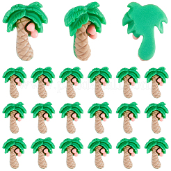 60Pcs Coconut Tree Resin Cabochons&nbsp;FIND-SC0024-03