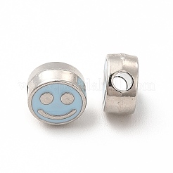Rack Plating Alloy Enamel Beads&nbsp;FIND-G051-01P