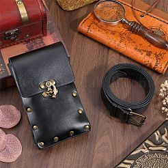 Woman's PU Leather Outdoors Cell phone Waist Bag&nbsp;AJEW-WH0504-39B