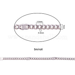Soldered Brass Coated Iron Curb Chains&nbsp;CH-CJ0001-01A-P
