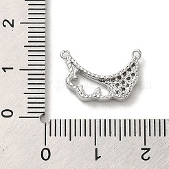 Brass Micro Pave Cubic Zirconia Pendants&nbsp;KK-H455-21P