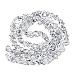 Baking Paint Transparent Glass Beads Strands&nbsp;DGLA-A08-T8mm-KD04