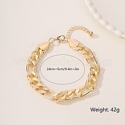Elegant Iron Figaro Chain Anklets for Women&nbsp;CU3269