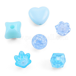 Opaque & Transparent Acrylic Beads&nbsp;MACR-T045-01E