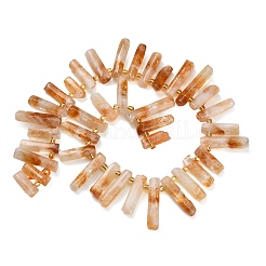 Heated Natural Citrine Beads Strands&nbsp;G-F829-A15-01