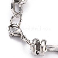 Tarnish Resistant 304 Stainless Steel Link Chain Bracelets&nbsp;BJEW-Z011-08P