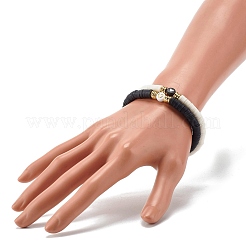 Heart Pattern Beads Stretch Bracelets Set for Women&nbsp;BJEW-JB07158