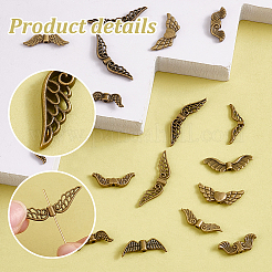200Pcs 10 Styles Tibetan Style Alloy Beads&nbsp;FIND-PH0019-97