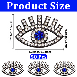 50Pcs Evil Eye Felt Sew on Patches&nbsp;DIY-GF0014-23