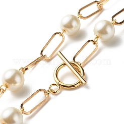 Glass Pearl Beaded Necklaces&nbsp;NJEW-TA00005