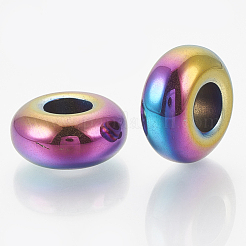 Electroplated Non-magnetic Synthetic Hematite Beads&nbsp;X-G-T094-10A
