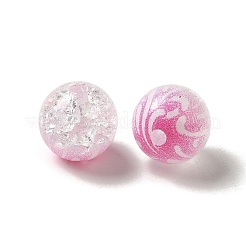 Duotone Spray Painted Crackle Acrylic Beads&nbsp;OACR-G029-02