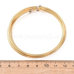 304 Stainless Steel Multi-strand Bangles&nbsp;BJEW-K271-02G