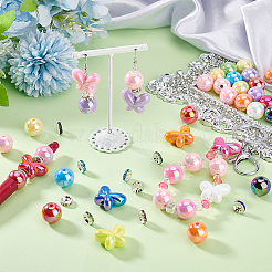 DIY Beadable Pen Butterfly Beads Findings Kits&nbsp;DIY-PH0023-87