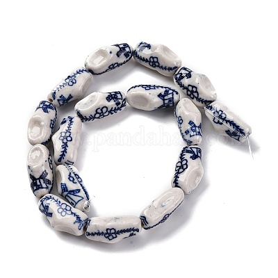 Handmade Porcelain Beads Strands&nbsp;PORC-I027-18A-1