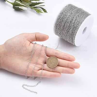Brass Cable Chains&nbsp;CHC024Y-NFK-1
