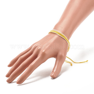 Waxed Polyester Multi-strand Bracelet&nbsp;BJEW-JB07892-02-1