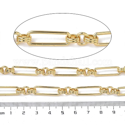 Rectangle Brass Link Chains&nbsp;CHC-H116-04G-1