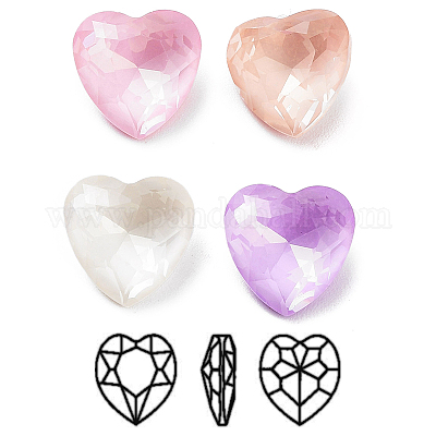 K9 Glass Rhinestone Cabochons&nbsp;RGLA-M016-H01-DE-1