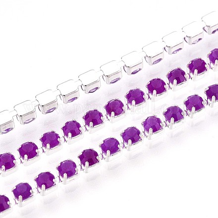 Iron Rhinestone Cup Chains CH-T006-01A-04-1