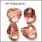 Imitation Austrian Crystal Beads, Grade AAA, K9 Glass, Faceted, Drop, Light Salmon, 10x12mm, Hole: 0.9~1.5mm